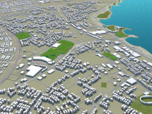 kuwait city 220 km 3D Model