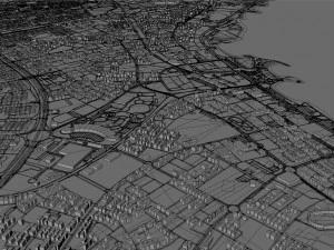 kuwait city 220 km 3D Model