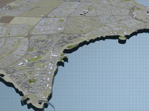 kuwait city 220 km 3D Model