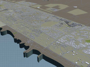 kuwait city 220 km 3D Model
