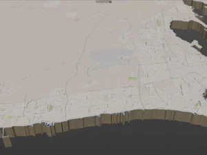 kuwait city 220 km 3D Model