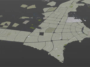 kuwait city 220 km 3D Model