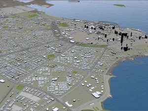 kuwait city 220 km 3D Model