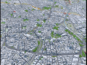 So paulo city brazil 90km 3D Model