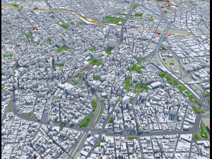 So paulo city brazil 90km 3D Model