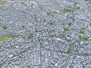 So paulo city brazil 90km 3D Model