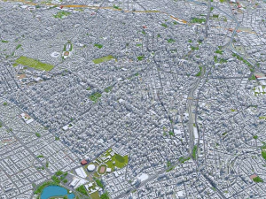 So paulo city brazil 90km 3D Model