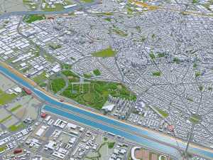 So paulo city brazil 90km 3D Model