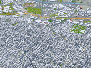 So paulo city brazil 90km 3D Model