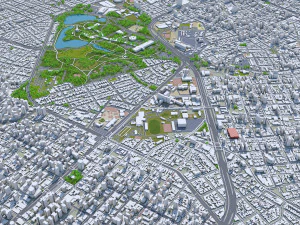 So paulo city brazil 90km 3D Model
