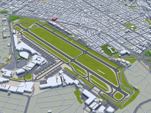 So paulo city brazil 90km 3D Model