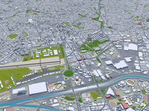So paulo city brazil 90km 3D Model