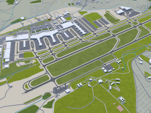 So paulo city brazil 90km 3D Model