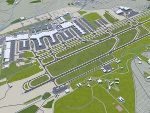 So paulo city brazil 90km 3D Model