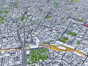 So paulo city brazil 90km 3D Model