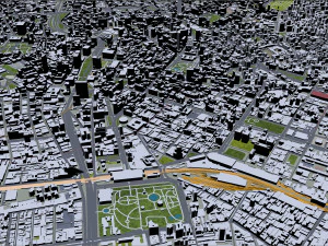 So paulo city brazil 90km 3D Model
