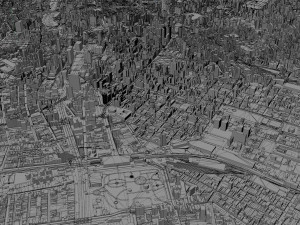 So paulo city brazil 90km 3D Model