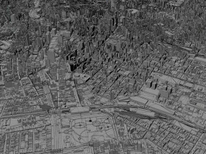 So paulo city brazil 90km 3D Model