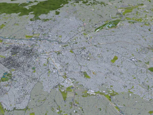 So paulo city brazil 90km 3D Model