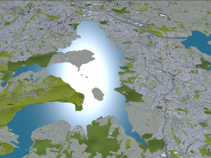 So paulo city brazil 90km 3D Model