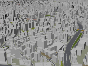 So paulo city brazil 90km 3D Model