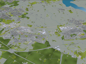 aarhus city denmark 80km Modelo 3D