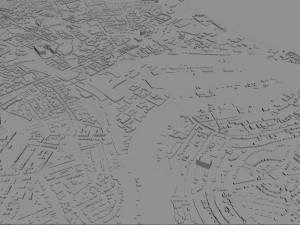 Aberdeen city scotland 40km 3D मॉडल
