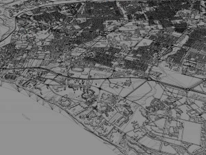agadir city morocco 20km 3D Model