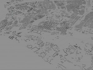 agadir city morocco 20km 3D Модель
