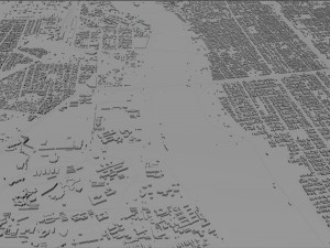 ahvaz city iran 50km Model 3D