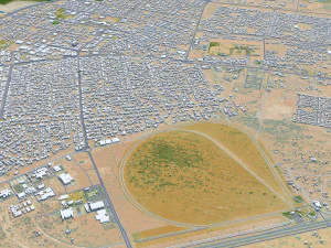 아지만시 UAE 40km 3D 모델