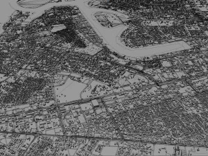 아지만시 UAE 40km 3D 모델