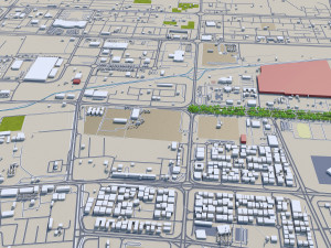 al ain city uae 65 km 3D Model