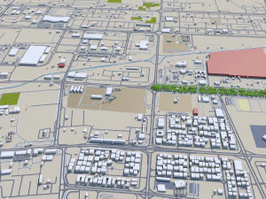al ain city uae 65 km 3D Model