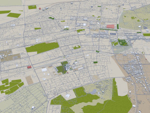 al ain city uae 65 km 3D Model