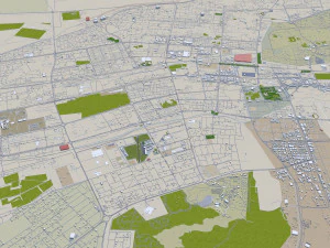 al ain city uae 65 km 3D Model