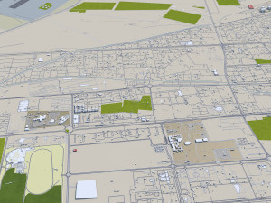al ain city uae 65 km 3D Model