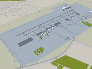 al ain city uae 65 km 3D Model