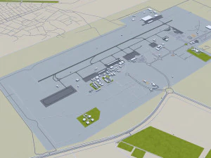 al ain city uae 65 km 3D Model