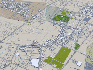 al ain city uae 65 km 3D Model