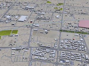 al ain city uae 65 km 3D Model