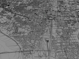 albuquerque city new mexico 50km 3D मॉडल