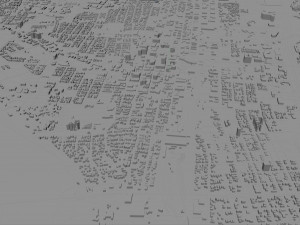 albuquerque city new mexico 50km 3D मॉडल