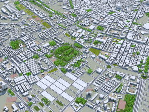alicante city spain 40km Model 3D