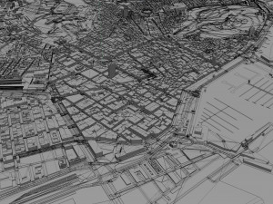 alicante city spain 40km Model 3D