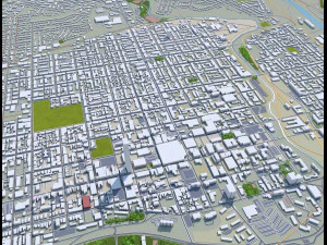 allentown city pennsylvania 30 km 3D Model