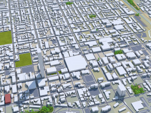 allentown city pennsylvania 30 km 3D Modell