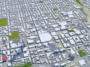 allentown city pennsylvania 30 km 3D Model