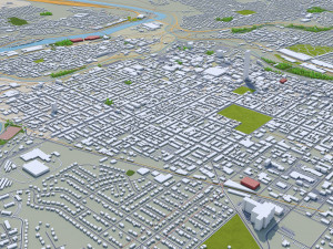allentown city pennsylvania 30 km 3D Modell