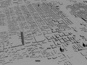 allentown city pennsylvania 30 km 3D Model